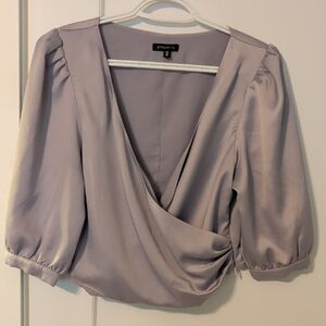 Dynamite Women's Soft Purple Blouse